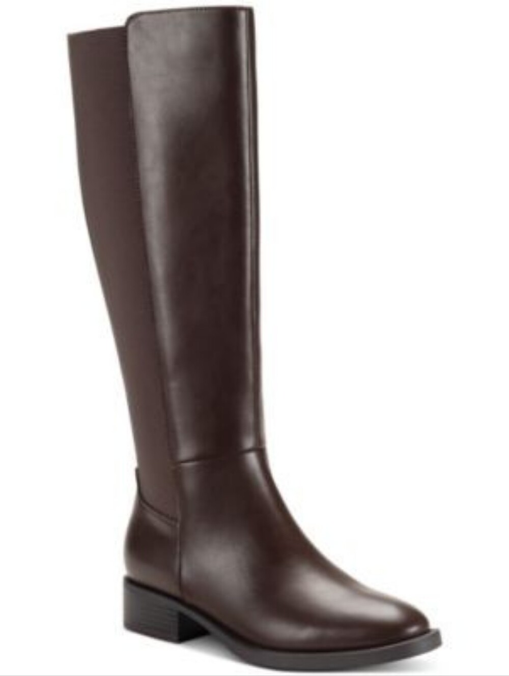 Style & Co Brown Riding Eloisee Boots Flat Tall Womens 10